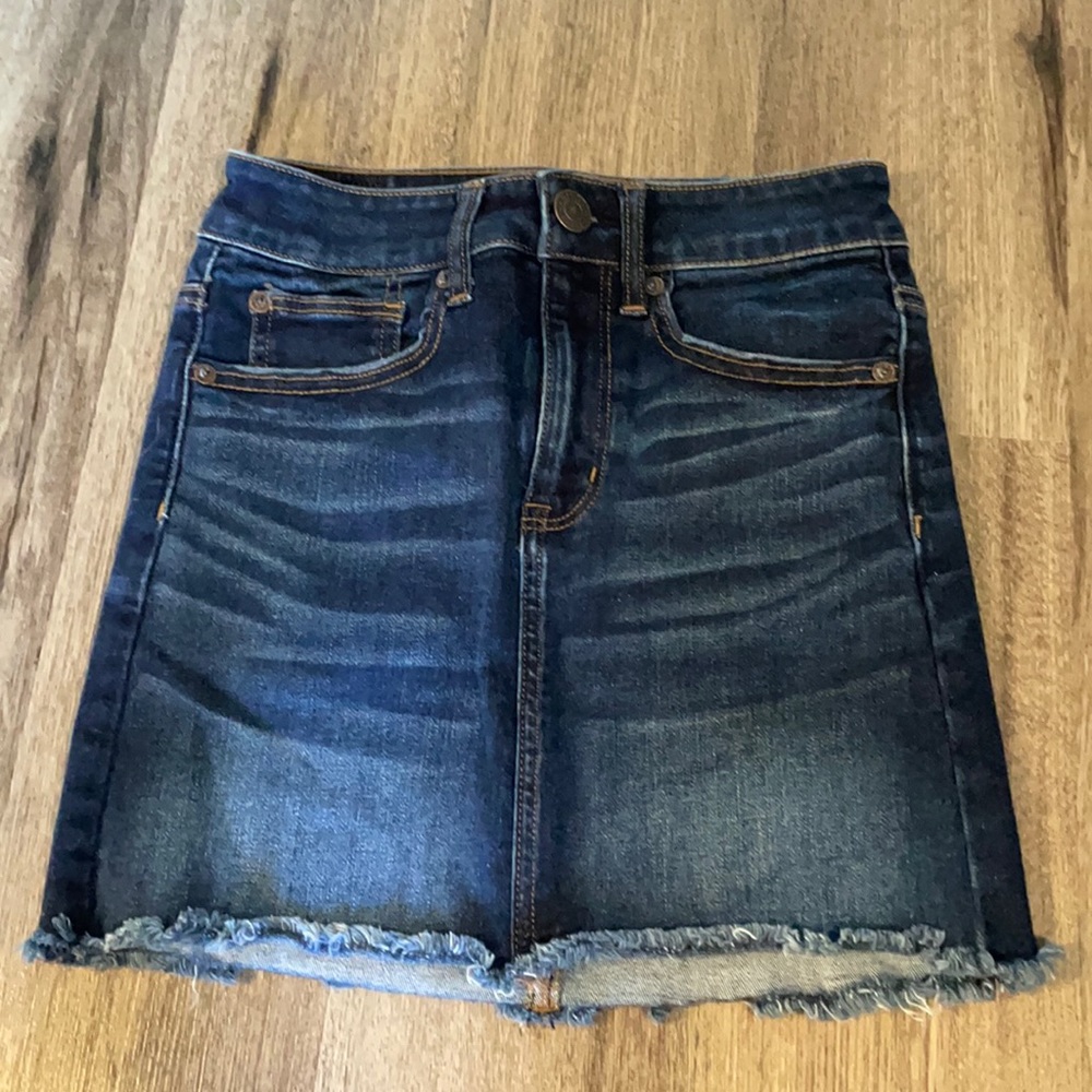 jean skirt